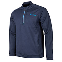 Klim Teton Merino Wool 1/4 Zip navy azul