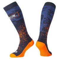 Calze O Neal Pro MX Paint blu arancio