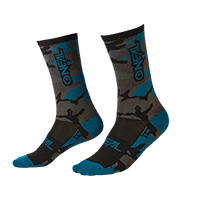 Calcetines O Neal Mtb Perfomance Camo gris azul