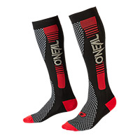 O Neal Mx Perfomance Stripe V.22 Socks Black Red