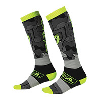 Calze O Neal Pro Mx Camo V.22 Grigio Giallo
