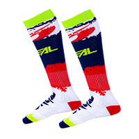 Calze O Neal Pro MX Revit Racer rosso blu