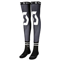 Scott Knee Brace Socks Black White