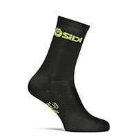 Chaussettes Sidi Pippo 2 Noir Jaune Fluo