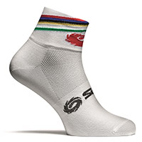 Sidi Rainbow Socks White