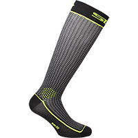 Calcetines SIX2 LONG2 negro amarillo