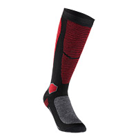 Calcetines Six2 Mot Merinos V3 rojo