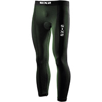 Leggings Fondello SIX2 PN2 4STAGIONI verde scuro