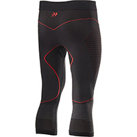 Pantalon Six2 Pncw Blazefit Warm Noir Rouge