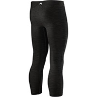 Pantalones SIX2 PNX 3/4 Merinos lana negro - 2