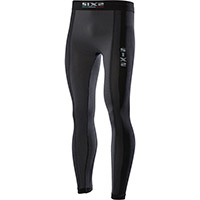 Leggings SIX2 PNX 4SEASONS negro carbono