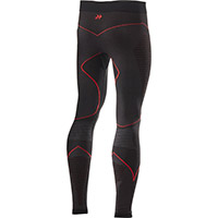 Pantalon chaud SIX2 PNXW BlazeFit noir rouge - 2