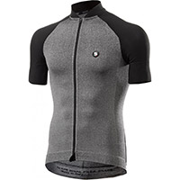 Six2 Quota Jersey Radhemd grau schwarz