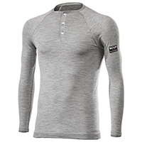 Six2 Serafino Merinos Shirt Wool Grey