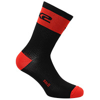 Chaussettes Six2 Short Logo Rouge