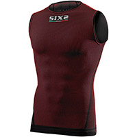 Six2 Smx 4seasons Sleeveless Shirt Dark Red