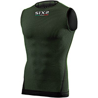 Six2 Smx 4seasons Sleeveless Shirt Dark Green