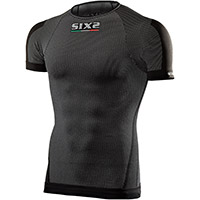 Camiseta manga corta SIX2 TS1 4SEASON negro