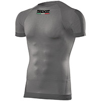 Camiseta manga corta SIX2 TS1 4SEASON gris oscuro