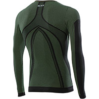 Camiseta manga larga SIX2 TS2 4SEASON verde oscuro - 2