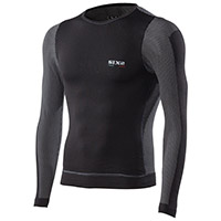 Maglia Maniche Lunghe SIX2 TS6 Windshell nero