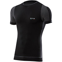 Camisa manga corta SIX2 TS7 Windshell negra