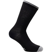 Chaussettes Six2 Urban Merinos Tout Noir