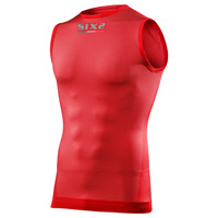 Camisa sinmangas SIX2 SMX 4SEASON roja