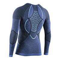 Maglia X-Bionic メリノ ベース レイヤー メリノ ブルー - img 2