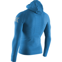 X-bionic Instructor Hooded Jacket Teal Blue - 2