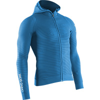 X-bionic Instructor Hooded Jacket Teal Blue