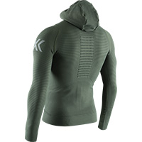 Chaqueta X-Bionic Instructor Hooded olive verde