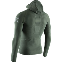 X-bionic Instructor Hooded Jacket Olive Green - 2