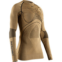 Camiseta Dama X-Bionic Radiactor 4.0 Winter dorado
