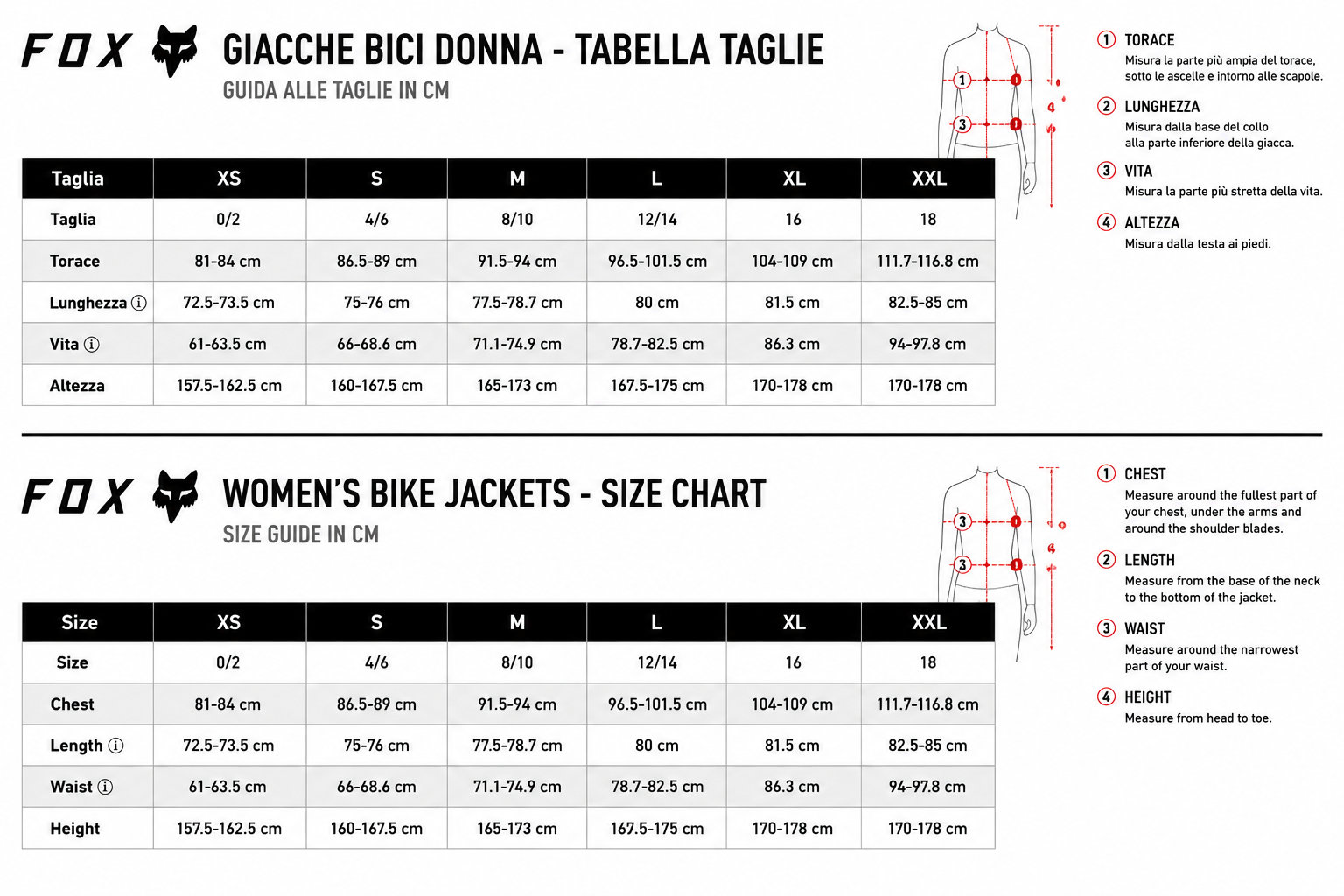 Fox giacche donna